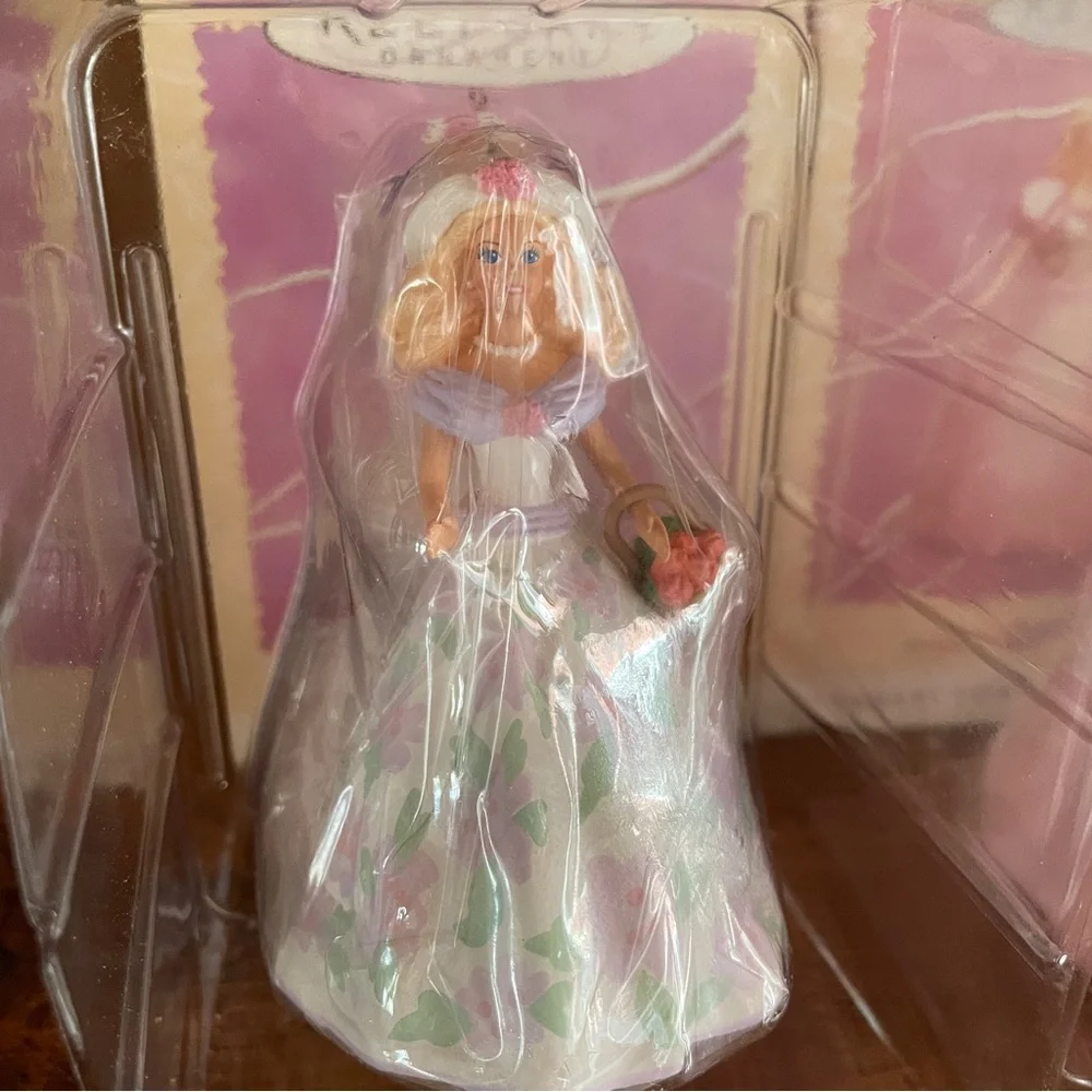 Lot of 3 Spring time Barbie Hallmark Keepsake Ornaments Collectors Series  95-97